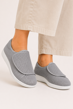 Claire Comfort Orthopedic Slippers – Adjustable Wide Fit