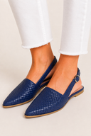 Nova Woven Slingback Loafers