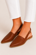 Nova Woven Slingback Loafers