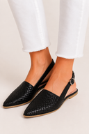 Nova Woven Slingback Loafers