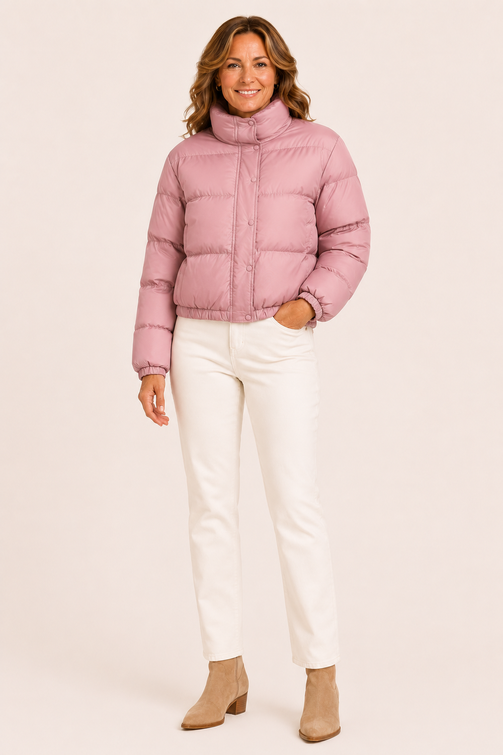 Sophia Cropped Puffer Jacket